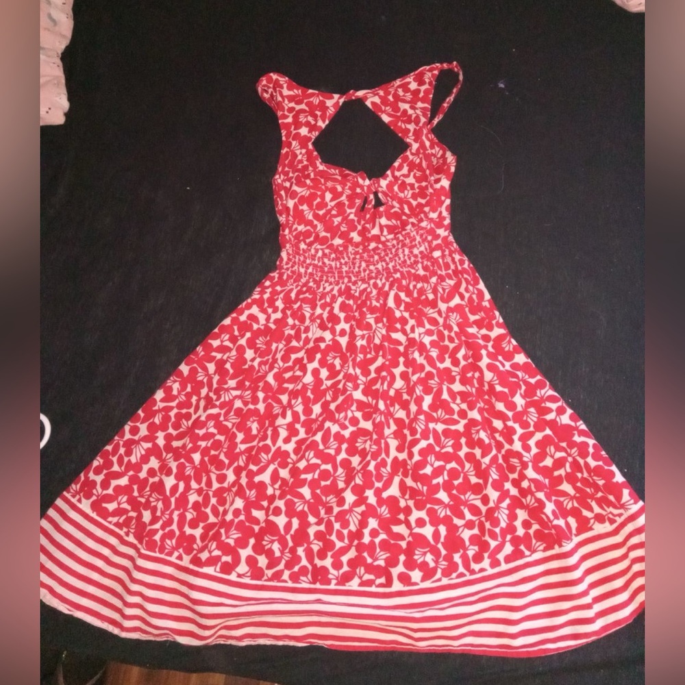 Nanette Lepore Red Cherry Cote Beach Dress